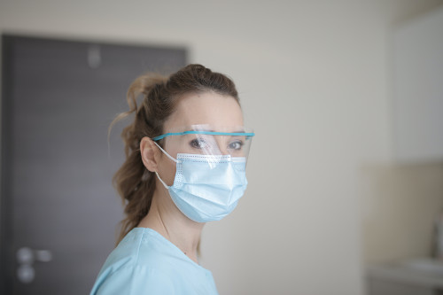 nurse in mask