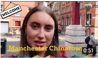 Alice nella Chinatown di Manchester