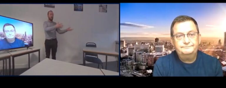 Beispiel für einen hybriden Englischunterricht